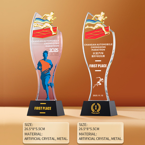 Premi del trofeo del corridore in cristallo con stampa a colori personalizzati DEMO per il vincitore dello Sport della <span class=keywords><strong>lega</strong></span> dei campioni di corsa con confezione regalo - Product Image 4