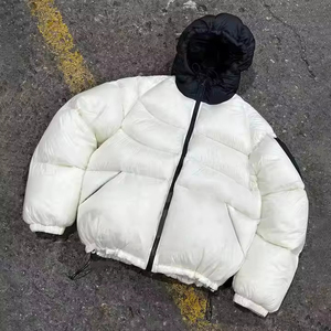 Veste d'hiver chaude et épaisse pour homme, veste matelassée courte de haute qualité, veste à capuche personnalisée en duvet unisexe - Product Image 4