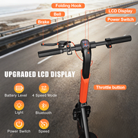 Trottinette électrique CH pour adultes 500W, suspension simple, 44,8 pouces, pour trajets urbains du dernier kilomètre, étanche, liquidation entrepôt US