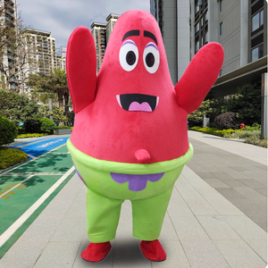 Disfraz <span class=keywords><strong>de</strong></span> algodón <span class=keywords><strong>de</strong></span> <span class=keywords><strong>Bob</strong></span> <span class=keywords><strong>Esponja</strong></span> y Patricio Octopus para adultos unisex, estilo <span class=keywords><strong>dibujos</strong></span> <span class=keywords><strong>animados</strong></span> y anime, muñeco andante. - Product Image 3