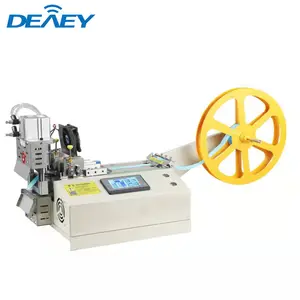 Top Quality Automatic Cloth Tape Cutter High Hot And Cold Speed Belt Cutting Machine