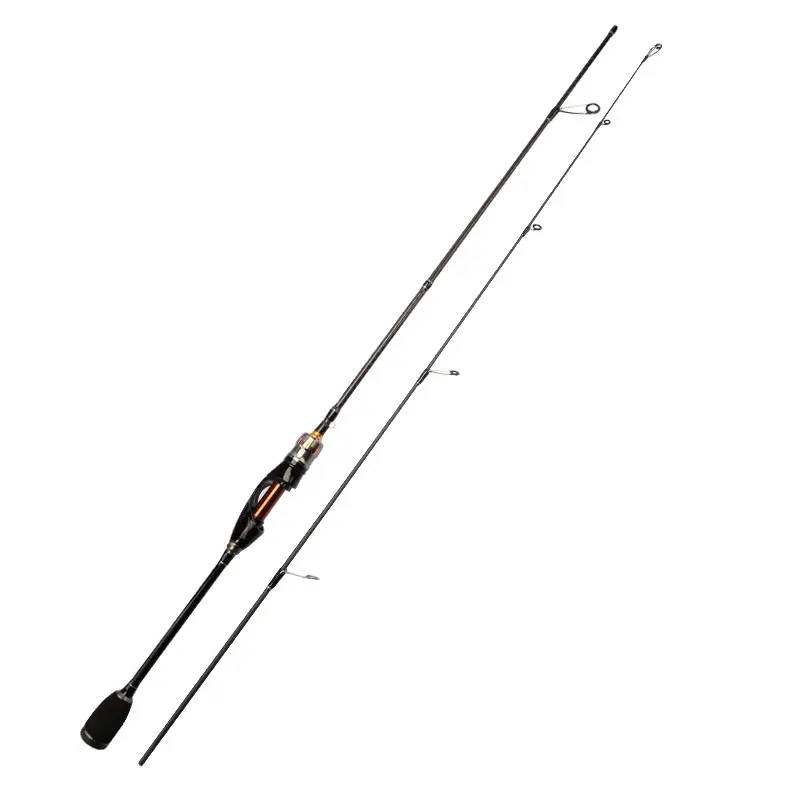 Top quality 2 Section L Rod High Carbon Solid Tip Sensation Spinning Casting Fishing rods Tackle Rockfishing Trout Rod