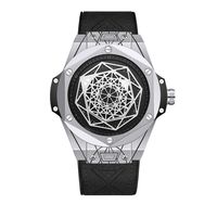 Montre numérique de sport de luxe pour homme, boîtier en alliage, bracelet en silicone, étanche, cadran en verre, édition limitée
