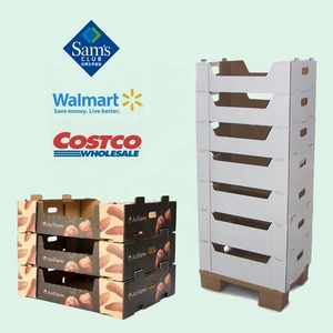 Holidaypac giấy tùy chỉnh hộp các tông Stackable khay hiển thị hộp kẹo Cookie chip Snack tông PDQ hiển thị hộp cho sams - Product Image 4