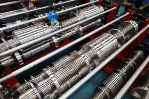 1000-1025 사다리꼴 이중층 지붕 타일 롤 성형 기계 이중층 금속 시트 지붕 타일 만들기 기계 - Product Image 4