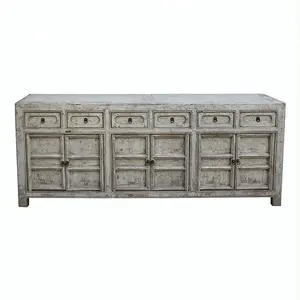 Chinese Antiqu Popular Selling Shabby Chic Furniture Living Room Cabinet