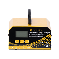 Chargeur de batterie de voiture au plomb 12V/24V intelligent professionnel AK-10 E-ANKE et démarreur de saut avec entrée 1 an de garantie 110-240V