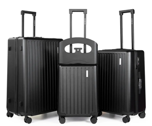 Ensemble de valises parent-enfant complet avec siège bébé rétractable, dossier rembourré, options multi-tailles, <span class=keywords><strong>valise</strong></span> légère - Product Image 1