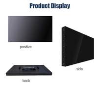 Pantalla de vídeo hd de 46 49 55 pulgadas para interior, pantalla grande para publicidad, 2x2x4, 3x3, 3x4, lcd, vídeo de pared con software de control
