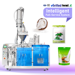 เครื่องบรรจุผงอัตโนมัติอเนกประสงค์ พร้อมปิดผนึกและบรรจุภัณฑ์แบบซองสำหรับผงมะพร้าว วัสดุพลาสติก - Product Image 1