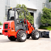 Minipala Gommata Euro 5 con Motore Kubota, Aria Condizionata e Sedile Sospeso, Piccola Pala Gommata Diesel W1160 in Offerta