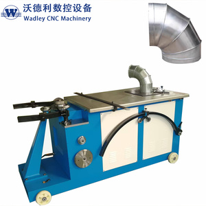 Round Air Duct L Z Shape Lockformer Horizontal Electric Shrimp Elbow Forming Machine for Sale - Product Image 1