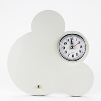 Cadeau commémoratif, horloge vierge à sublimation, bricolage, panneau photo personnalisé en MDF, décoration de bureau à domicile, cadeau personnalisé