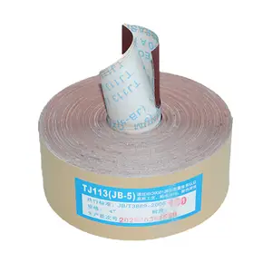 HOT Sales Flexible Cloth Backing 60-600 Grits Customized Sizes Red Aluminum Oxide Sanding Roll Belt