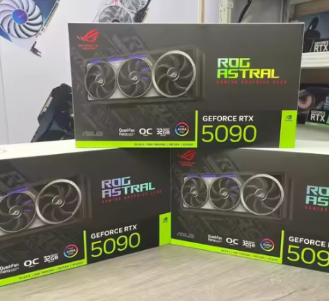 New ROG Astral RTX 5090 32GB GDDR7 MXM Fan Cooling AI Computing DP Interface Gaming Graphics Card
