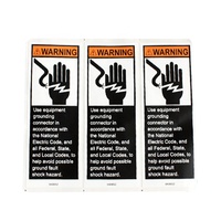 Autocollant thermosensible personnalisé pour PC, PET, électronique médicale, impression brillante, panneau de commande d'affichage LED, graphique pour téléphone portable et écouteurs