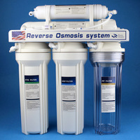 5 ensemble de filtration d'eau à 7 étapes PP PP + GAC CTO RO/UF T33 systèmes d'ultrafiltration par osmose inverse pour usage domestique