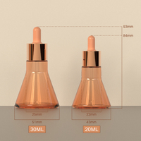 Bouteille conique élégante bouteille d'emballage cosmétique 30ml super grande capacité apparence transparente bouteille d'emballage cosmétique