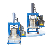Presse à jus hydraulique automatique en acier inoxydable industriel pour jus de fruits, jus de raisin, vin, presse à froid pour jus