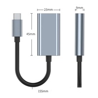 Convertisseur USB C vers HDTV 4K 60Hz, câble adaptateur USB C vers HDTV pour projecteur, téléviseur, ordinateur, iPhone, iPad