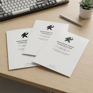 Cartelle Portadocumenti A4 Personalizzate in Cartoncino Lucido o Opaco, Confezioni per Documenti da Ufficio con Stampa Personalizzata e Doppia Tasca - Product Image 3