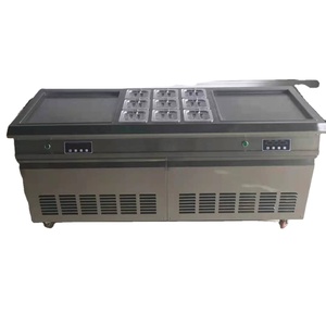 Ce FCC RoHS thông minh Nhà máy trong thực phẩm ăn nhẹ máy USA đôi Pan 2 + 9 Thái chiên kem cuộn máy - Product Image 1