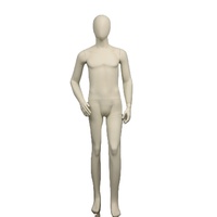 Mannequin gonflable homme intégral en FRP Stockman Boutique avec tête réglable pour présentation de vêtements