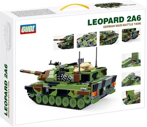 Đồ Chơi Máy Nghe Nhạc Vũ Trang Xe Tăng Xây Dựng Khối WW2 Quân Đội Leopard 2A6 Mô Hình Xe Tăng (1043Pcs) Thân Cây Đồ Chơi Quà Tặng Cho Người Lớn Và Trẻ Em - Product Image 4