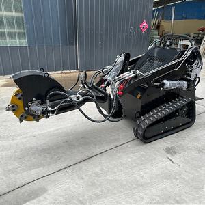Alat pertanian taman, penggiling tunggul untuk Mini Skid Steer pemuat selip <span class=keywords><strong>16</strong></span> pompa hidrolik pemuat depan 610 Mm - Product Image 5