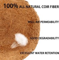 Doublures de coco de remplacement 100% naturelles pour paniers, Pot de fleurs de jardin, Pot de légumes et d'herbes