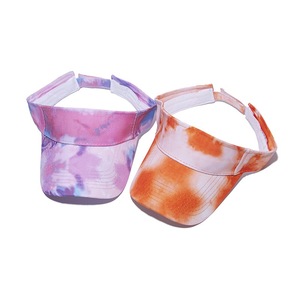 Sport Running Golf <span class=keywords><strong>Pare</strong></span>-<span class=keywords><strong>soleil</strong></span> Chapeaux de sport Tie -dyed Elastic Band Visor Cap - Product Image 1