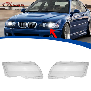 Accessori per Auto 4 porte copertura in vetro coperchio faro sinistro destro per obiettivo per BMW <span class=keywords><strong>serie</strong></span> 3 E46 1998 -- <span class=keywords><strong>2001</strong></span> - Product Image 1