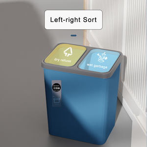 <span class=keywords><strong>Petite</strong></span> <span class=keywords><strong>poubelle</strong></span> <span class=keywords><strong>de</strong></span> salle <span class=keywords><strong>de</strong></span> bain <span class=keywords><strong>Poubelle</strong></span> mince <span class=keywords><strong>de</strong></span> 2.1 gallons Séparation sèche et humide Bacs <span class=keywords><strong>de</strong></span> <span class=keywords><strong>tri</strong></span> des déchets - Product Image 2