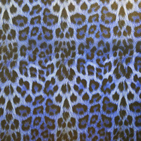 Tissu en cuir PU texturé à imprimé léopard, toucher doux, résistant à l'abrasion et aux déchirures, pour articles en cuir et vêtements