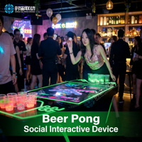Table de Beer Pong - Machine de jeu d'arcade sociale pour bar et KTV, jeux interactifs de haute qualité