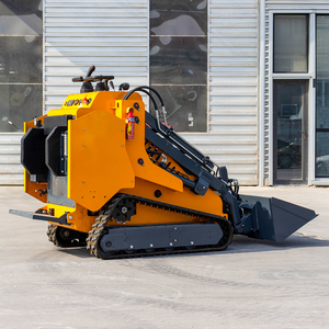 Miễn phí vận chuyển giá rẻ New nhỏ nhỏ Kubota động cơ vườn loader bánh xe/theo dõi mini Skid chỉ đạo Bộ nạp với xô - Product Image 5