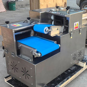 เครื่องตัดเนื้ออุตสาหกรรมรุ่นใหม่สำหรับเนื้อหมูสด เนื้อวัวสด เนื้อไก่ส่วนอกแบบเส้น สำหรับร้านอาหาร พร้อมมอเตอร์ประสิทธิภาพสูง - Product Image 6