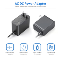 Adaptateur secteur mural US 24VDC 500mA 12W Classe 2 FCC ETL pour diffuseur d'arômes et humidificateur, OEM ODM, directement de l'usine