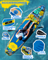 Planche de paddle gonflable professionnelle pour la pêche et le surf, certifiée CE, vente en gros, planche de SUP avec siège pour distributeurs en gros