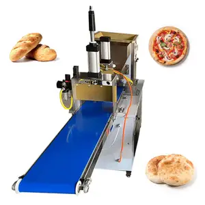 Fabricant de croûte de pizza/machine automatique de tortilla de farine/base de pizza faisant la machine restaurants ronds 304 acier inoxydable 3000 Kg/h