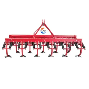 Best quality farm machine mounted cultivator for tractor 3 PTO spring tine cultivator hitch plough