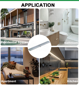 Trọng lượng nhẹ hợp kim nhôm thoát nước sàn trong nhà Tích hợp hệ thống thoát nước Grate nước mưa máng xối thoát nước kênh vật liệu xây dựng - Product Image 5