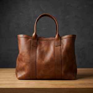 Sacs à main décontractés de luxe pour femmes BS INTERNATIONAL en cuir véritable, imperméables, avec fermeture éclair, légers, pliables, durables, grand format - Product Image 2