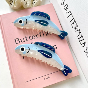DD 2026 Sommer Tropischer Fisch Hai Haarklammer Niedliche Acetat-Haarspange Strand-Haaraccessoires für Frauen - Product Image 1