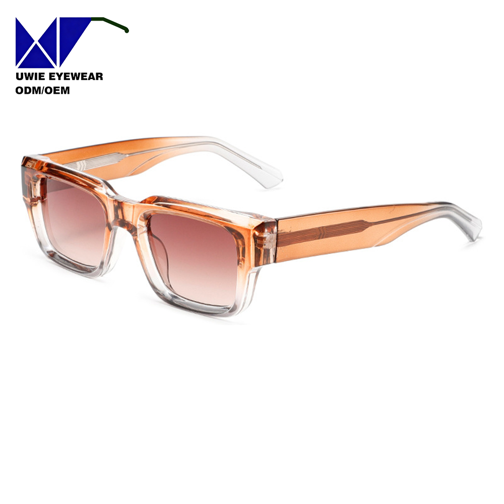 Cadre orange dégradé, filtre marron
