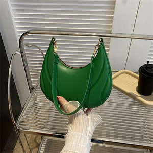 Bolso bandolera de PU para mujer, con cremallera, estilo único, totalmente combinable, bolso de hombro moderno para ir al trabajo. - Product Image 6