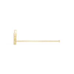 Bracelet élégant en diamant de laboratoire en or, bijoux fins, style designer, accessoire de mode pour occasions spéciales - Product Image 2