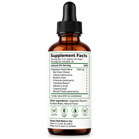 Gouttes liquides naturelles à base de plantes pour drainage lymphatique, formule personnalisée, marque privée prise en charge, fabrication OEM ODM, prix de gros abordable