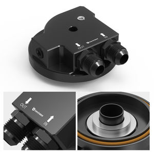 BEVINSEE 油冷却器油滤盖适用于宝马 E36 E46 E34 320i 325i 328i M3 520i 525i 535i - Product Image 2