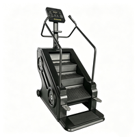 Escalador de Escaleras Metálico Comercial con Función Automática, Accionamiento Eléctrico, Sensor Infrarrojo, Control de Ventilador y Pasamanos, Certificado CE, Directo de Fábrica, para Gimnasios